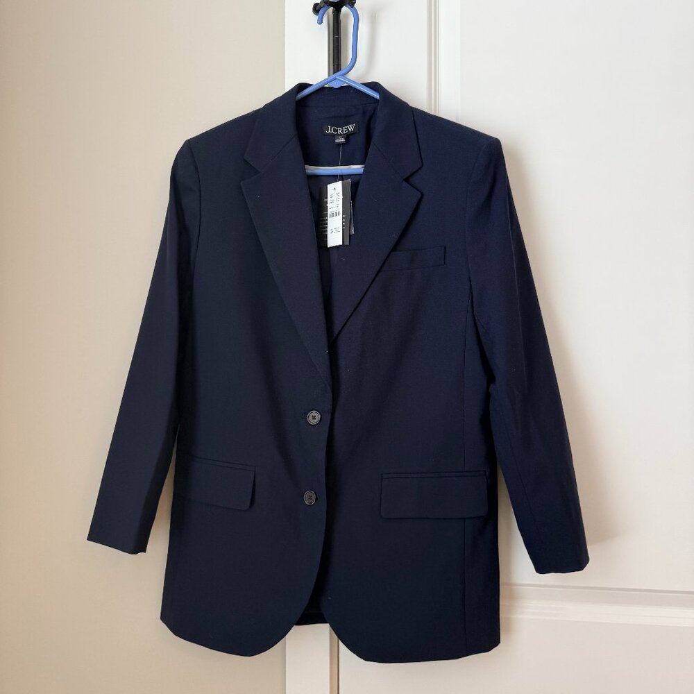 NWT: J Crew Gamine blazer in Italian studio wool blend